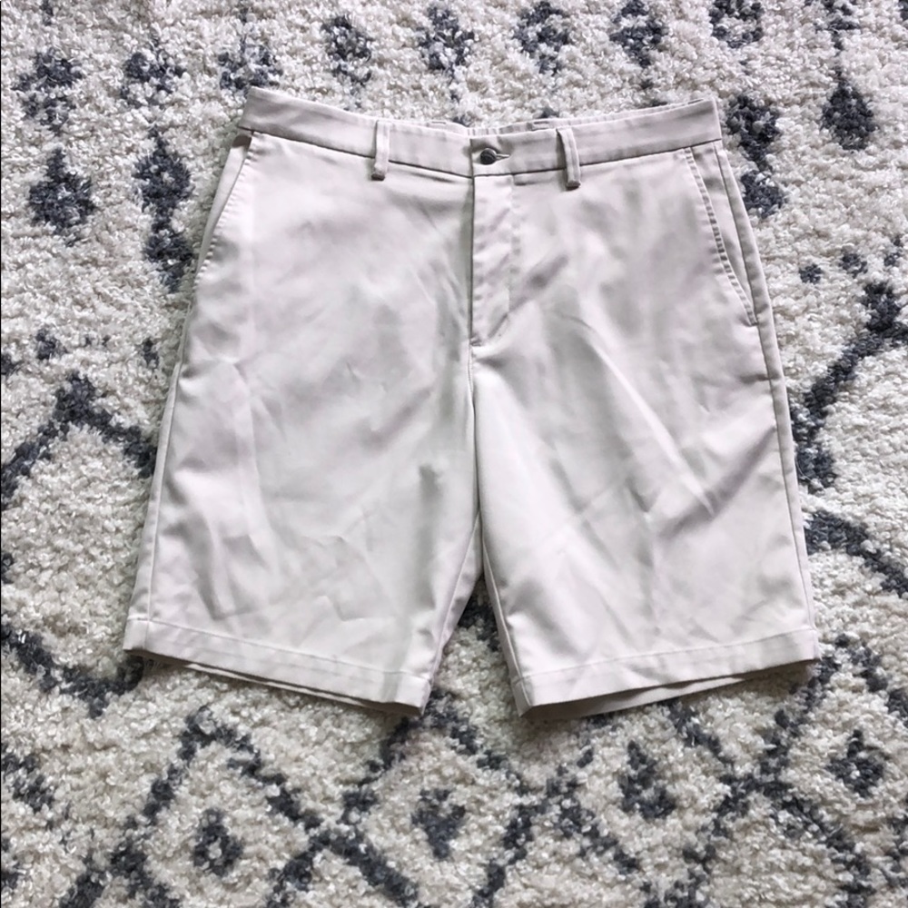 Beige Golf Shorts
